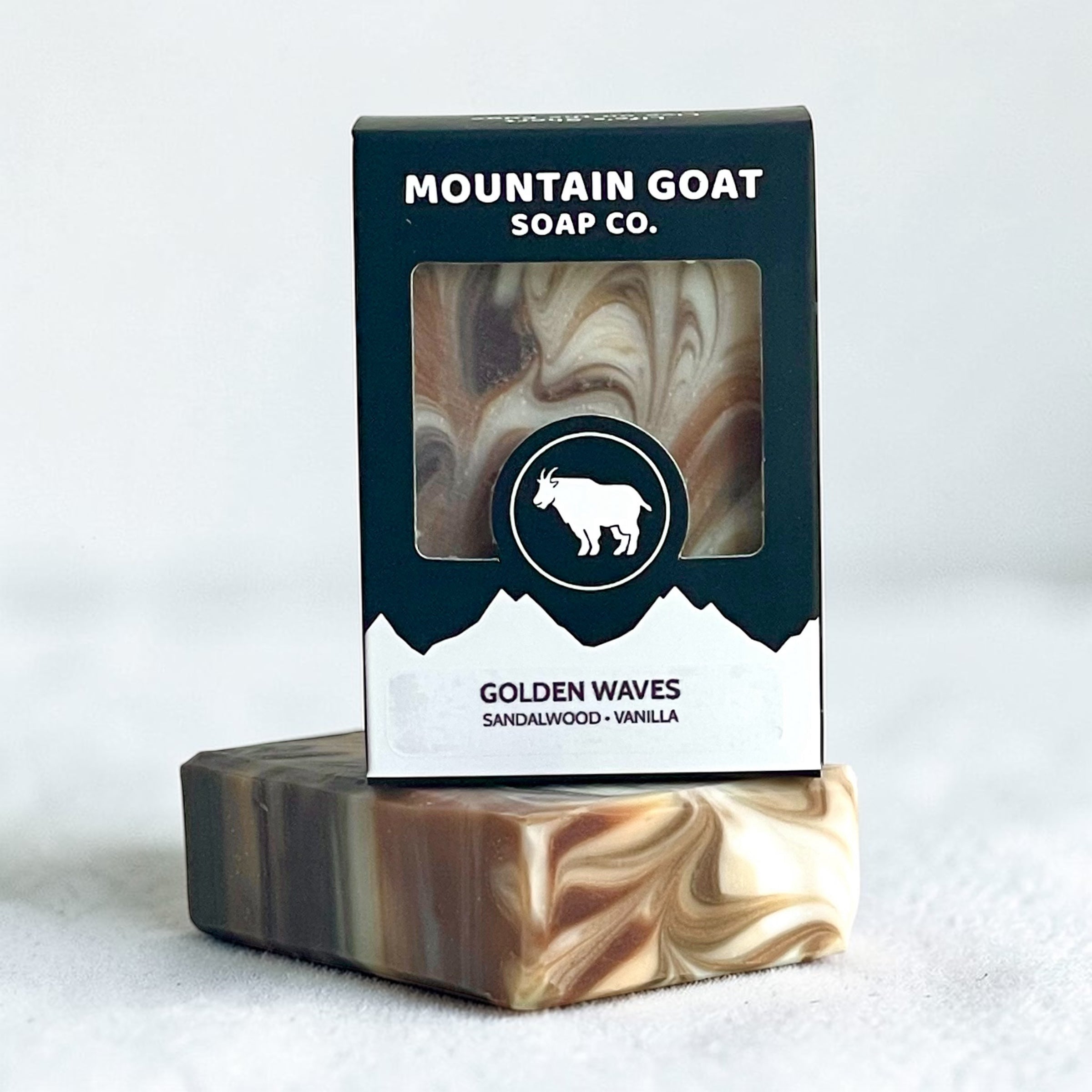 Golden Waves (Sandalwood & Vanilla) - Mountain Goat Soap Co.
