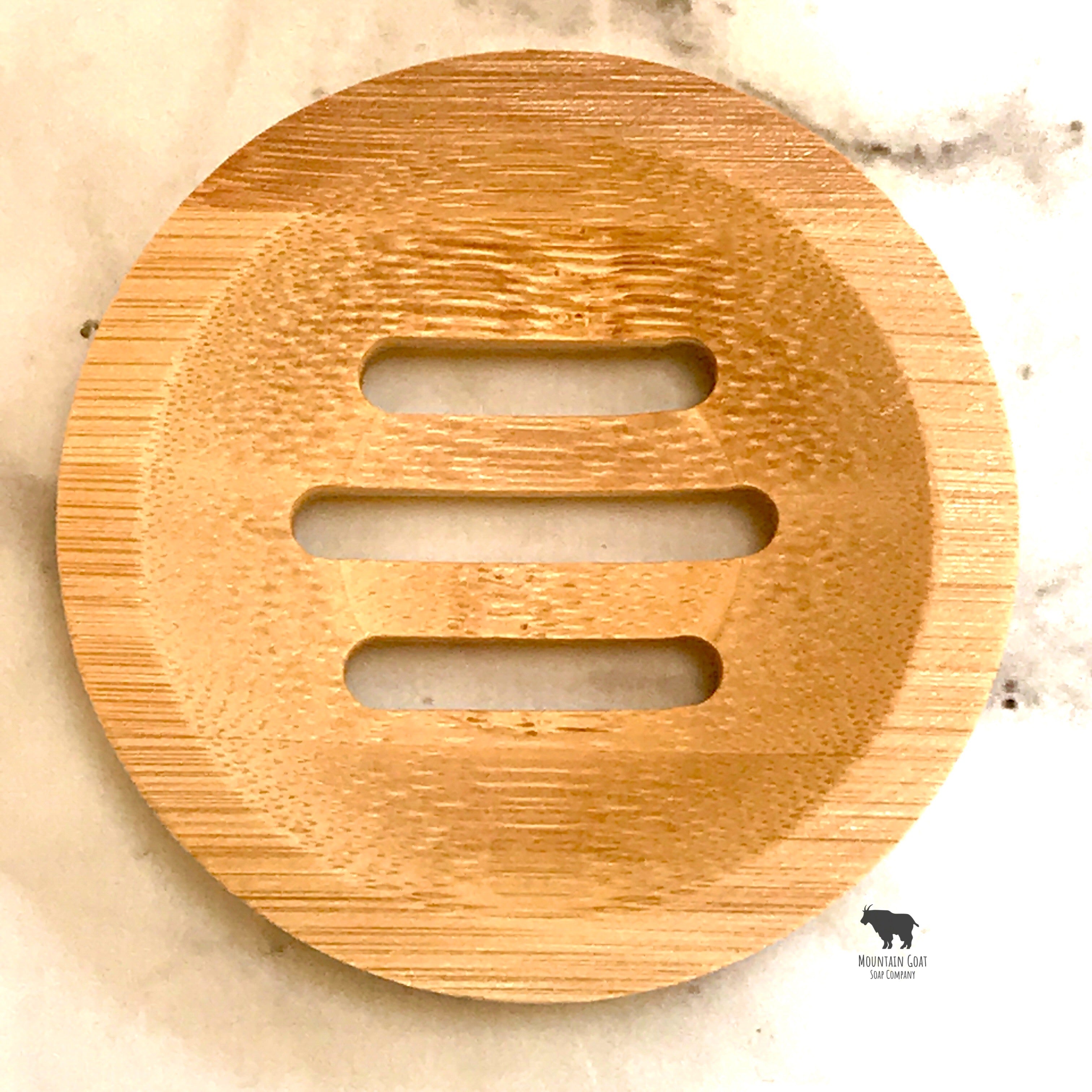 Bamboo Soap Dish - Mountain Goat Soap Co.