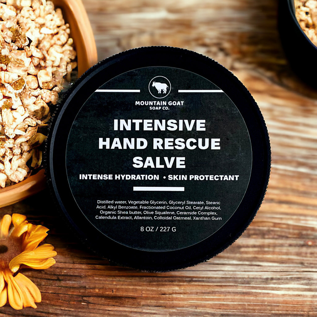 Intensive Hand Rescue Salve (Unscented) - Mountain Goat Soap Co.