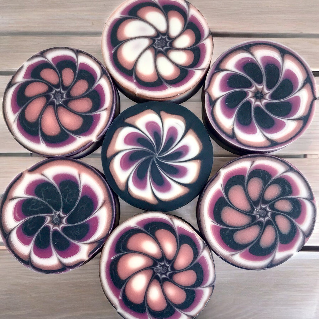 Wine Cup Flower (Pink Grapefruit) - Mountain Goat Soap Co.