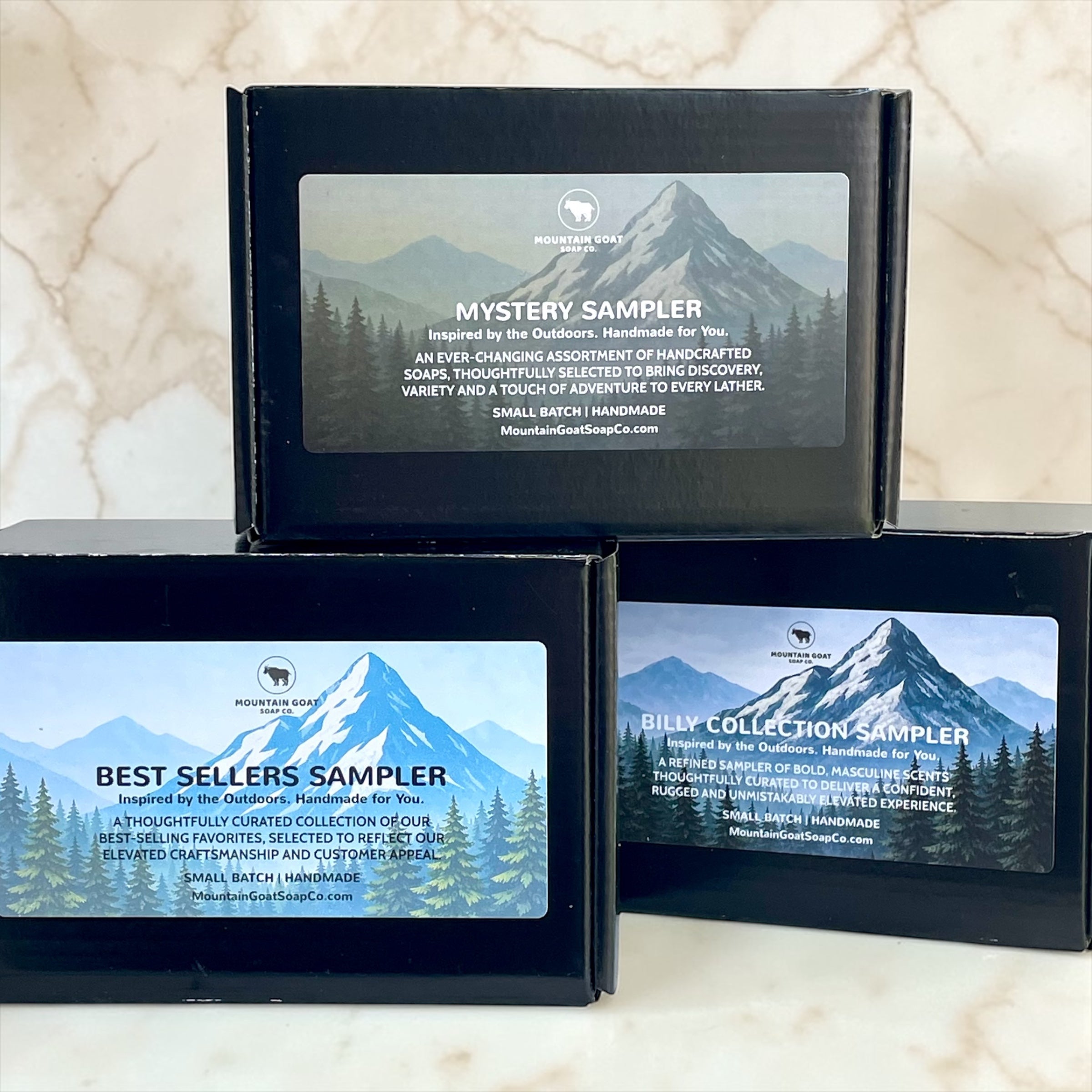 RECONTE BIO Soap 2個セット Soap Discovery Set – Natural Soap Sampler (8 Bars) | Mountain Goat