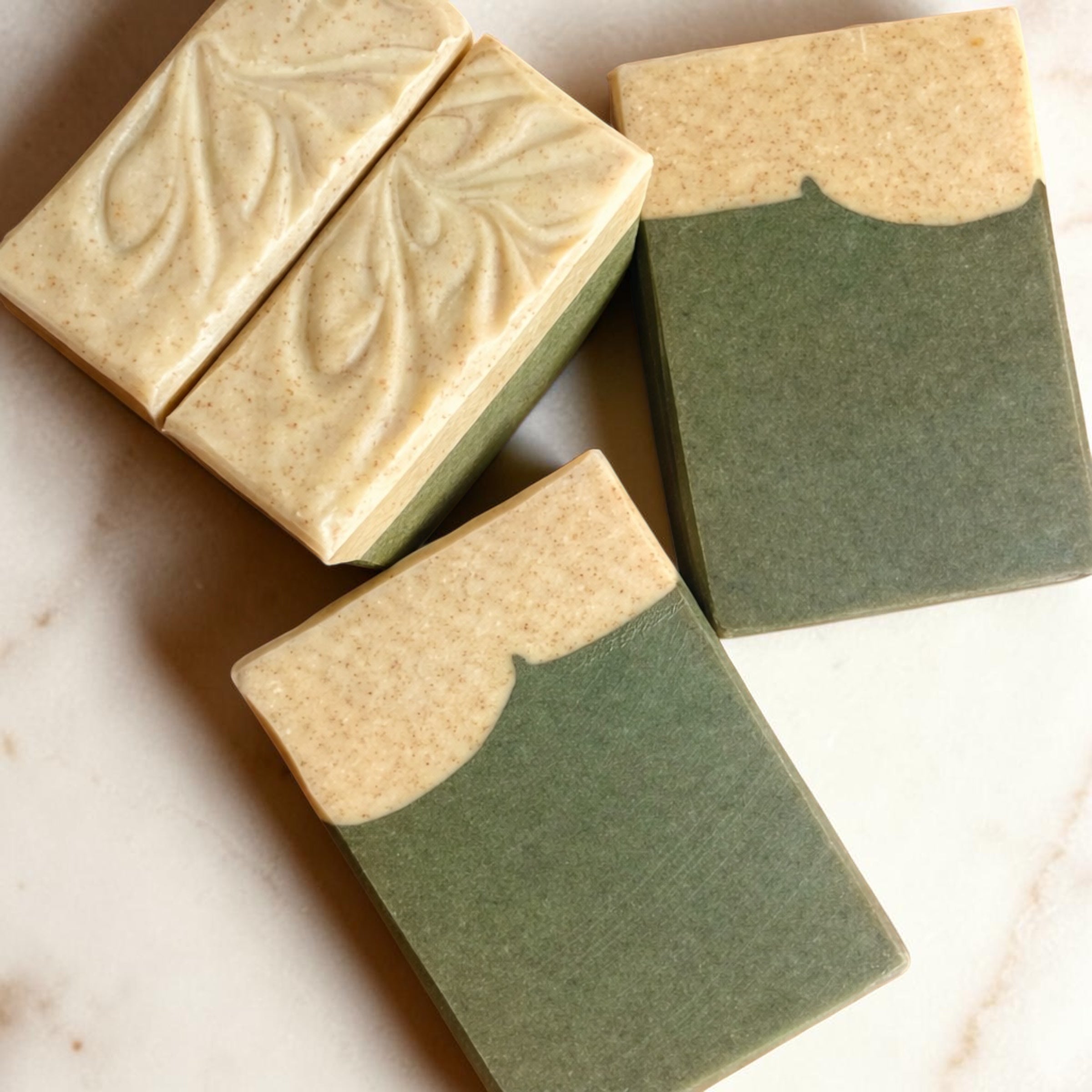 Summit Ritual (Matcha, Bergamot, Sandalwood & Cream) - Mountain Goat Soap Co.