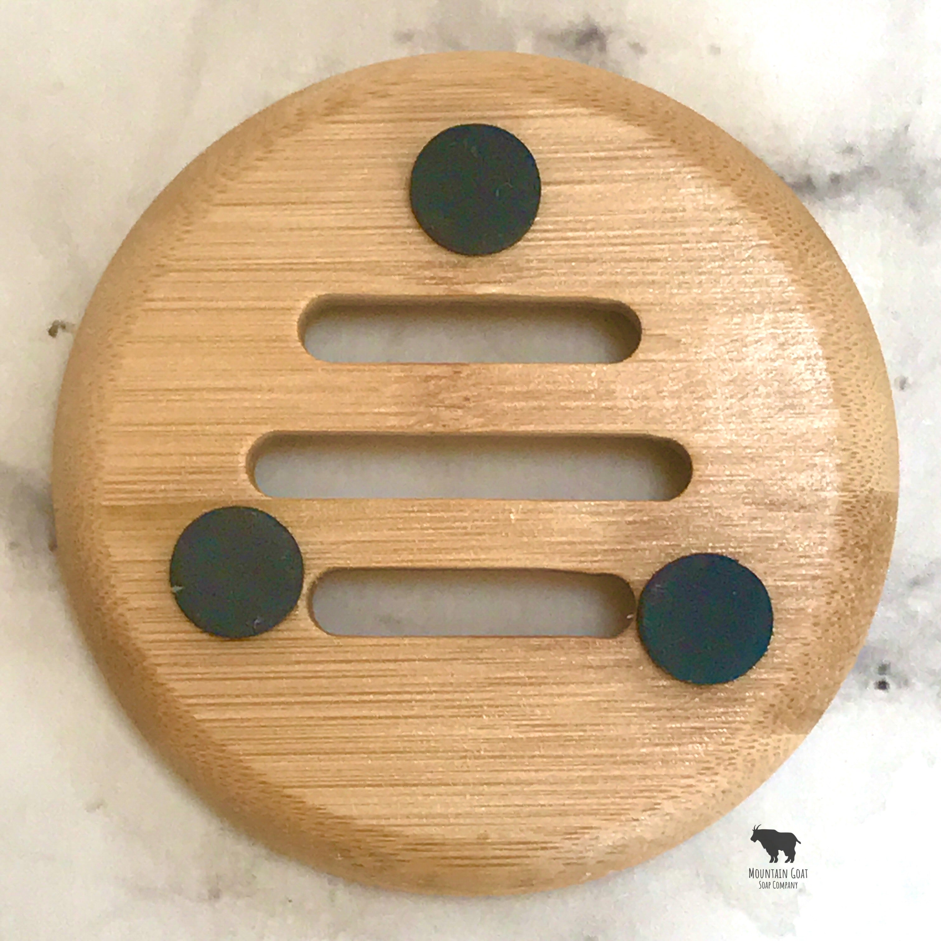 Bamboo Soap Dish - Mountain Goat Soap Co.