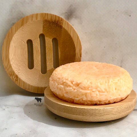 Bamboo soap dish (with good drainage) - Tubby Tabby Soaps