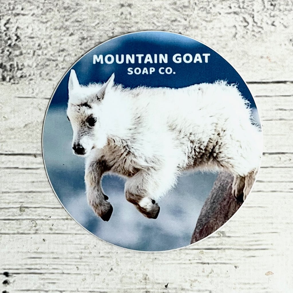 MGS Vinyl Sticker (Assorted Designs) - Mountain Goat Soap Co.