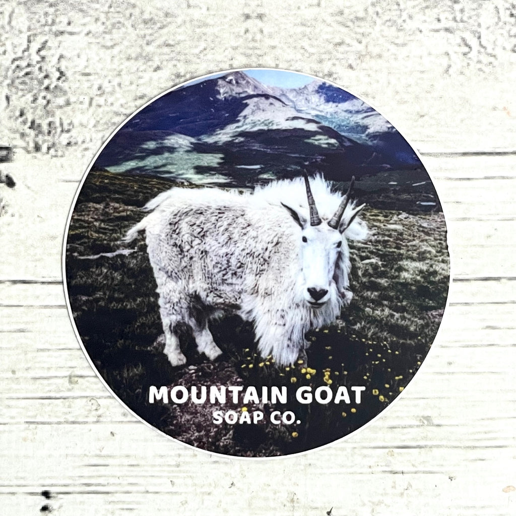 MGS Vinyl Sticker (Assorted Designs) - Mountain Goat Soap Co.
